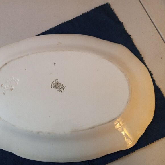 Vintage John Edwards England Platter "Thistle" - Picture 9 of 12
